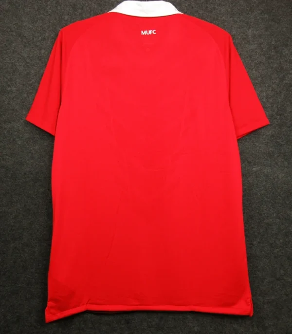 Manchester United 2010/11 Retro Home Jersey Fan Version - Back View | KFCOOL