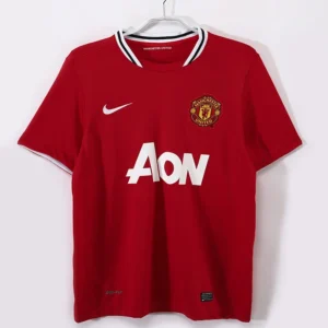 Manchester United 2011/12 Retro Home Jersey Fan Version - Front View | KFCOOL