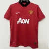 Manchester United 2013/14 Retro Home Jersey Fan Version - Front View | KFCOOL