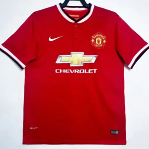 Manchester United 2014/15 Retro Home Jersey Fan Version - Front View | KFCOOL