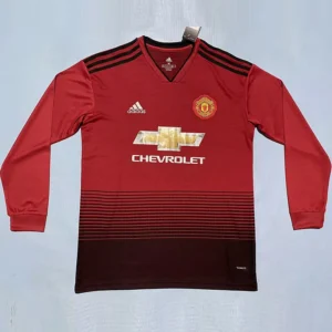 Manchester United 2018/19 Home Long Sleeve Jersey Fan Version - Front View Manchester United 2018/19 Home Long Sleeve Jersey Fan Version - Front View | KFCOOL