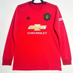 Manchester United 2019/20 Home Long Sleeve Jersey Fan Version - Front View | KFCOOL