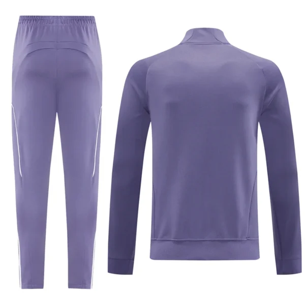 Manchester United 2025/26 Purple Jacket Tracksuit - Back View - KFCool – Football Jerseys & Soccer Kits Store Manchester United 2025/26 Purple Jacket Tracksuit - Back View | KFCOOL
