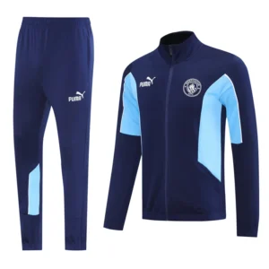 Manchester United 2025/26 Royal Blue Jacket Tracksuit - Front View | KFCOOL