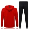 Manchester United 2025/26 Red White Jacket Tracksuit - Back View | KFCOOL