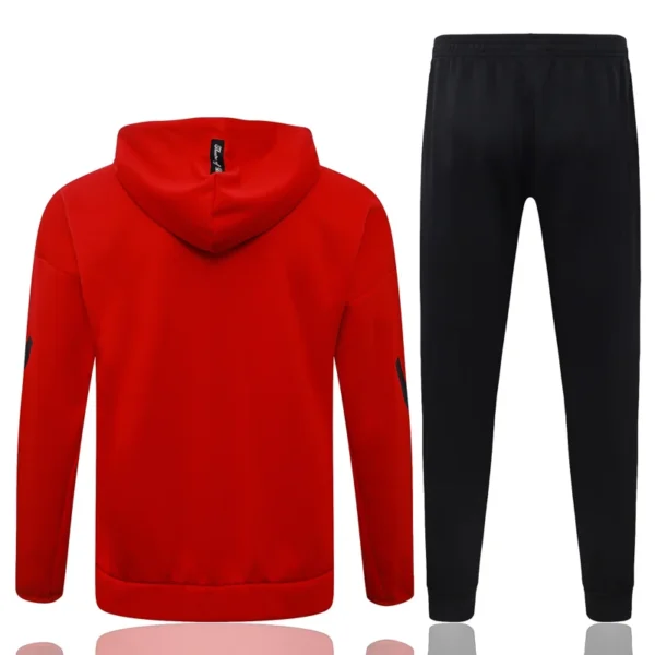 Manchester United 2025/26 Red White Jacket Tracksuit - Back View | KFCOOL