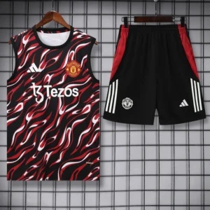 Manchester United 2025/26 Sleeveless Shorts - Front View | KFCOOL