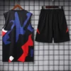Manchester United 2025/26 Black Sleeveless Shorts - Back View | KFCOOL