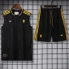 Manchester United 2025/26 Black Yellow Sleeveless Shorts - Front View Manchester United 2025/26 Black Yellow Sleeveless Shorts - Front View | KFCOOL