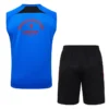 Manchester United 2025/26 Blue Sleeveless Shorts - Back View | KFCOOL