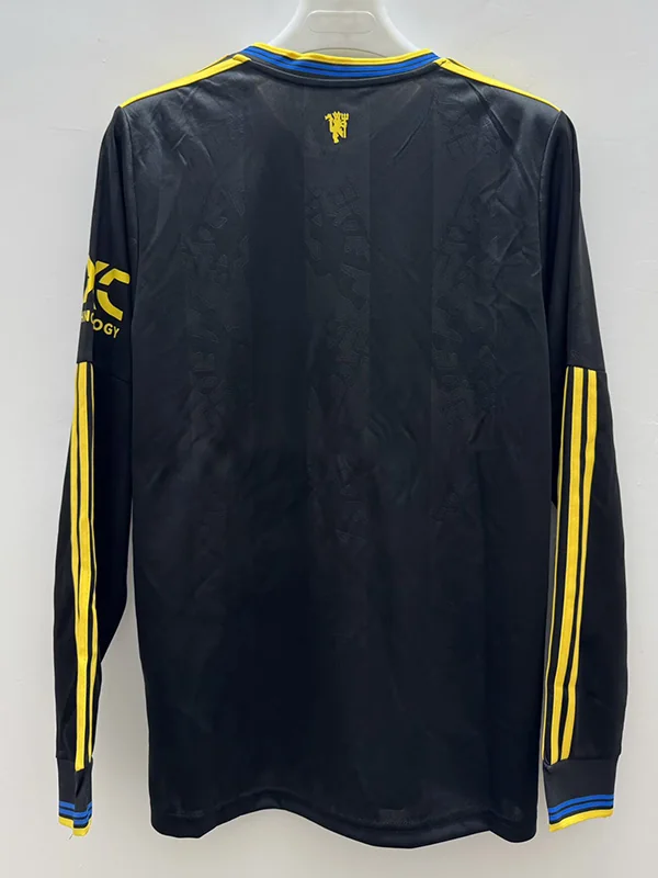 Manchester United 2025/26 Third Long Sleeve Jersey Fan Version - Back View Manchester United 2025/26 Third Long Sleeve Jersey Fan Version - Back View | KFCOOL