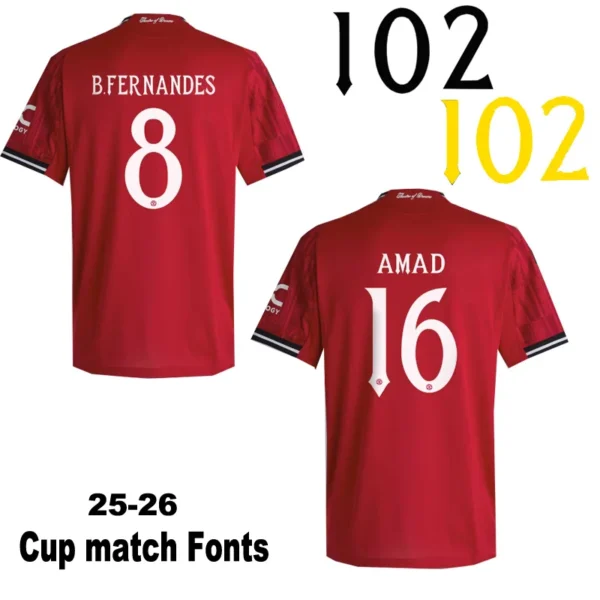 Manchester United 2025/26 Third Jersey Fan Version - Detail View 4 | KFCOOL