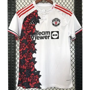 Manchester United 2025/26 White Special Edition Training Shirt - Front View | KFCOOL