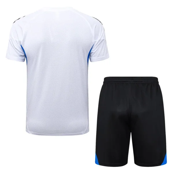 Manchester United 2025/26 White Blue Training Short Suit - Back View Manchester United 2025/26 White Blue Training Short Suit - Back View | KFCOOL