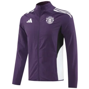 Manchester United 2025/26 Purple Windbreaker - Front View | KFCOOL