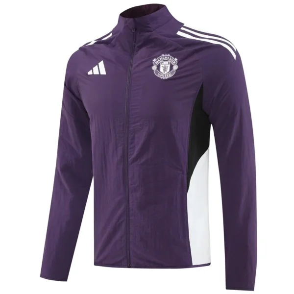 Manchester United 2025/26 Purple Windbreaker - Front View | KFCOOL