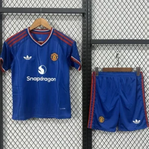 Manchester United 2026/27 Away Kids Kit Fan Version - Front View | KFCOOL