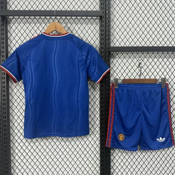 Manchester United 2026/27 Away Kids Kit Fan Version - Back View | KFCOOL