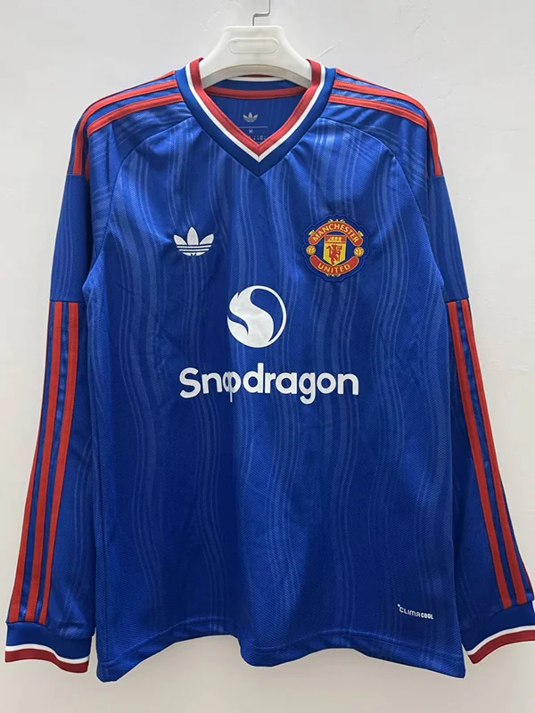 Manchester United 2026/27 Away Long Sleeve Jersey Fan Version - Front View | KFCOOL