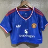 Manchester United 2026/27 Away Women Crop Jersey Fan Version - Front View | KFCOOL
