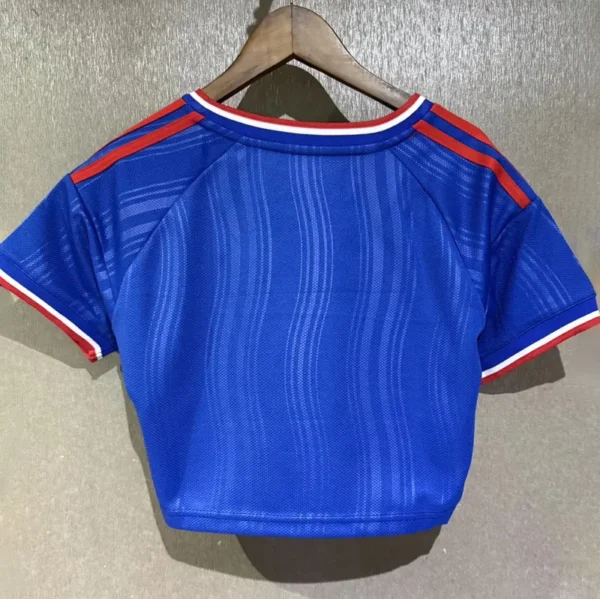 Manchester United 2026/27 Away Women Crop Jersey Fan Version - Back View | KFCOOL