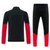 Manchester United 2026/27 Black Red Half Pull Tracksuit - Back View | KFCOOL