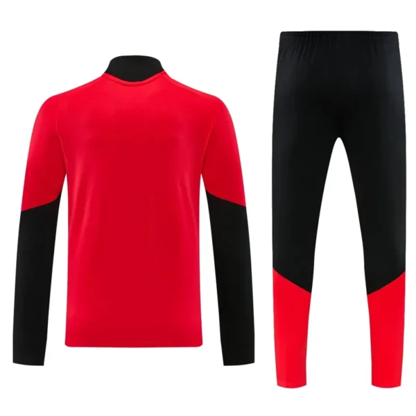 Manchester United 2026/27 Red Half Pull Tracksuit - Back View - KFCool – Football Jerseys & Soccer Kits Store Manchester United 2026/27 Red Half Pull Tracksuit - Back View | KFCOOL