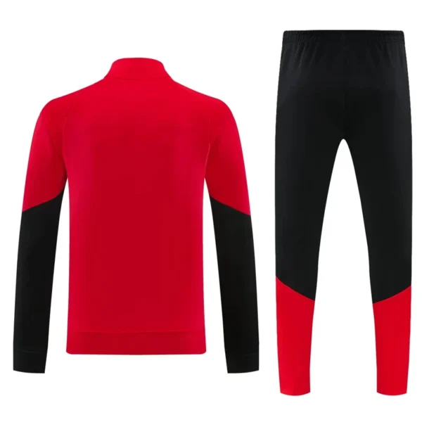 Manchester United 2026/27 Black Red Jacket Tracksuit - Back View | KFCOOL