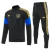 Manchester United 2026/27 Black Yellow Jacket Tracksuit - Front View | KFCOOL