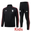Manchester United 2026/27 Black Kids Jacket Tracksuit - Front View - KFCool – Football Jerseys & Soccer Kits Store Manchester United 2026/27 Black Kids Jacket Tracksuit - Front View | KFCOOL