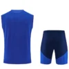 Manchester United 2026/27 Blue Black Sleeveless Shorts - Back View Manchester United 2026/27 Blue Black Sleeveless Shorts - Back View | KFCOOL