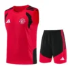 Manchester United 2026/27 Red Sleeveless Shorts - Front View Manchester United 2026/27 Red Sleeveless Shorts - Front View | KFCOOL