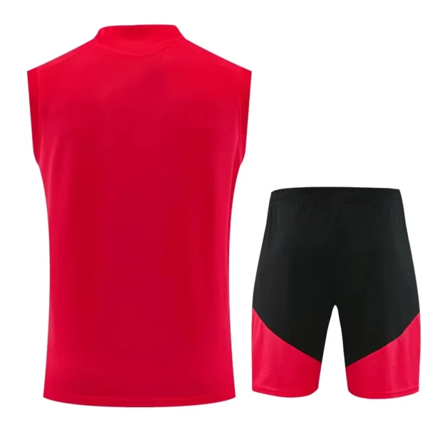 Manchester United 2026/27 Red Sleeveless Shorts - Back View Manchester United 2026/27 Red Sleeveless Shorts - Back View | KFCOOL