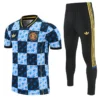 Manchester United 2026/27 Blue Short Sleeve Pants Suit - Front View | KFCOOL