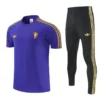 Manchester United 2026/27 Purple Short Sleeve Pants Suit - Front View | KFCOOL