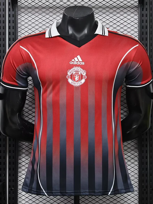 Manchester United 2026/27 Red Black Training Shirt Player Version - Front View Manchester United 2026/27 Red Black Training Shirt Player Version - Front View | KFCOOL