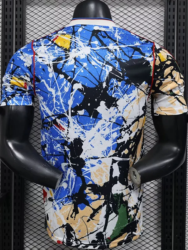 Manchester United 2026/27 Blue Training Shirt Player Version - Back View | KFCOOL