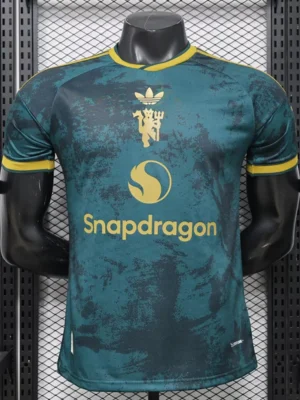 Manchester United 2026/27 Green Special Edition Training Shirt Player Version - Front View | KFCOOL