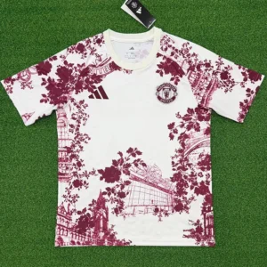 Manchester United 2026/27 White Special Edition Training Shirt - Front View | KFCOOL