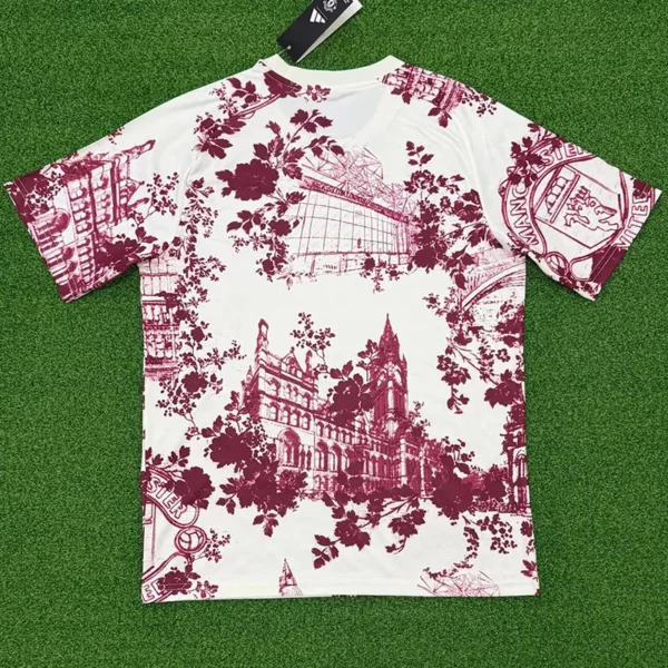 Manchester United 2026/27 White Special Edition Training Shirt - Back View | KFCOOL