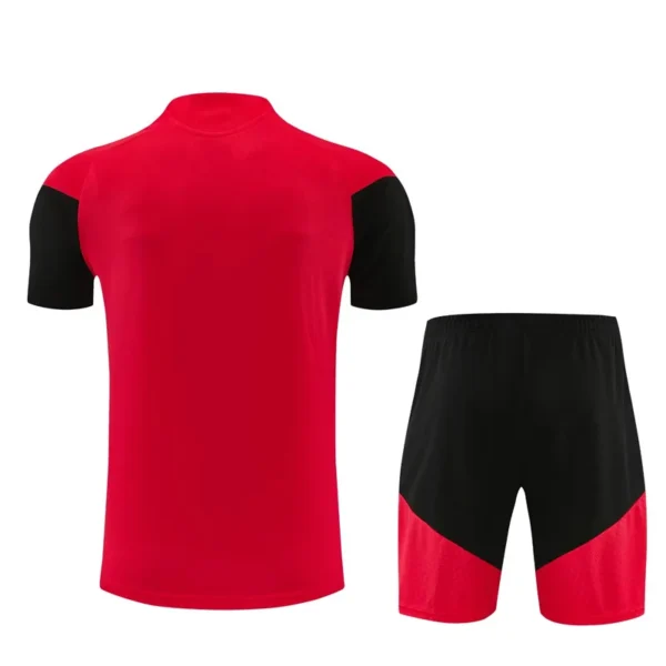 Manchester United 2026/27 Red Black Training Short Suit - Back View | KFCOOL
