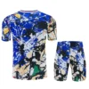 Manchester United 2026/27 Blue Training Short Suit - Back View | KFCOOL