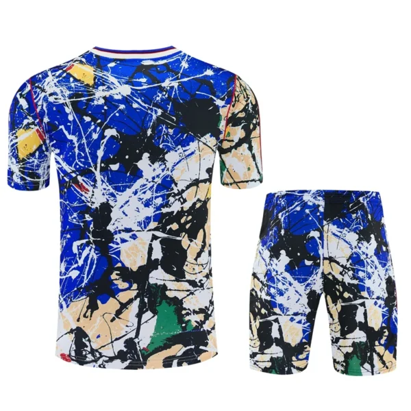 Manchester United 2026/27 Blue Training Short Suit - Back View | KFCOOL
