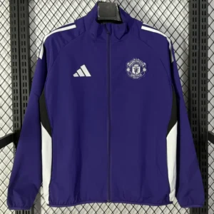 Manchester United 2026/27 Purple Windbreaker - Front View | KFCOOL