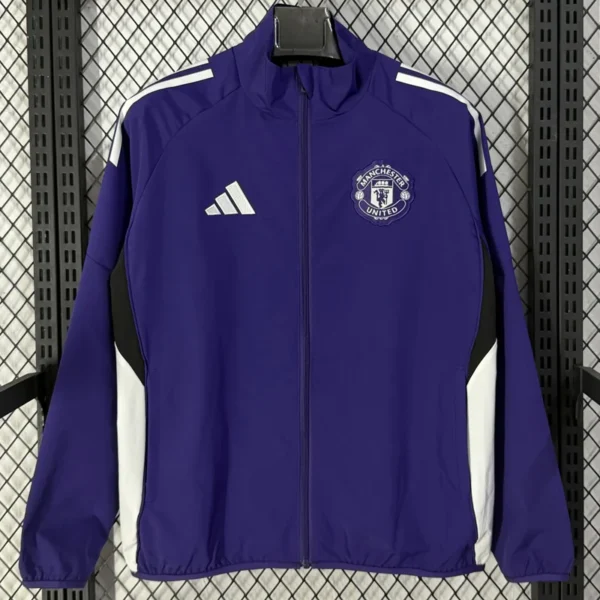 Manchester United 2026/27 Purple Windbreaker - Front View | KFCOOL