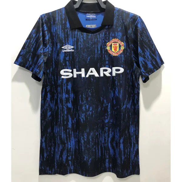 Manchester United 1992/93 Retro Away Jersey Fan Version - Front View Manchester United 1992/93 Retro Away Jersey Fan Version - Front View | KFCOOL