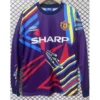 Manchester United 1992/93 Retro Goalkeeper Purple Long Sleeve Jersey Fan Version - Front View Manchester United 1992/93 Retro Goalkeeper Purple Long Sleeve Jersey Fan Version - Front View | KFCOOL