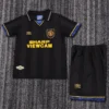 Manchester United 1993/94 Retro Away Kids Kit Fan Version - Front View Manchester United 1993/94 Retro Away Kids Kit Fan Version - Front View | KFCOOL