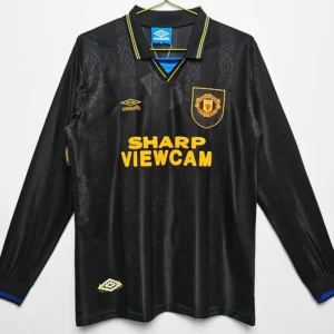 Manchester United 1993/94 Retro Away Long Sleeve Jersey Fan Version - Front View Manchester United 1993/94 Retro Away Long Sleeve Jersey Fan Version - Front View | KFCOOL