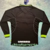 Manchester United 1998/99 Retro Away Long Sleeve Jersey Fan Version - Back View | KFCOOL